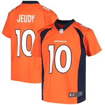 youth nike jerry jeudy orange denver broncos game jersey_pi